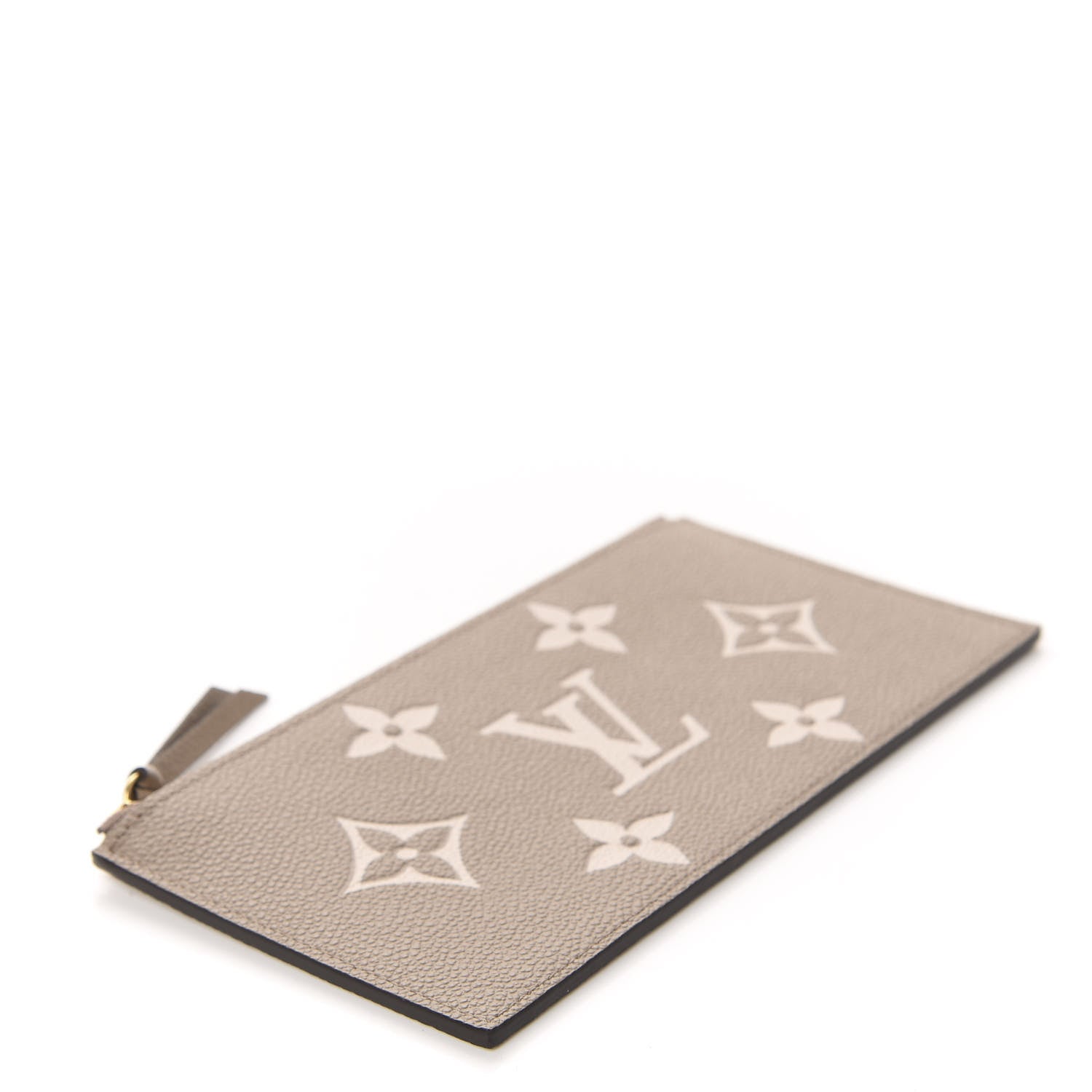 Louis Vuitton Empreinte Monogram Giant Pochette Felicie Zippered Insert Tourterelle Creme 4 of 7