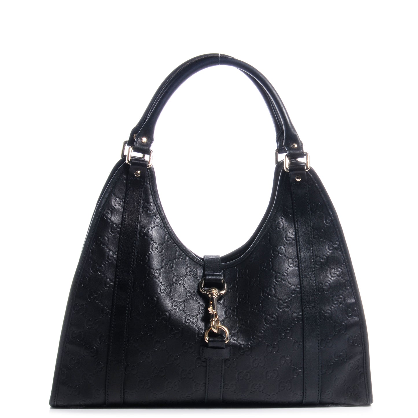 Guccissima Medium Joy Shoulder Bag Black