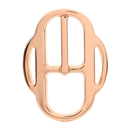 Hermes Plaqué Or Rose Mini Boucle Twilly Ring 1 of 5