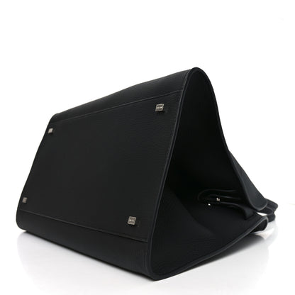 The Row Matte Grained Calfskin Soft Margaux 15 Black 9 of 9
