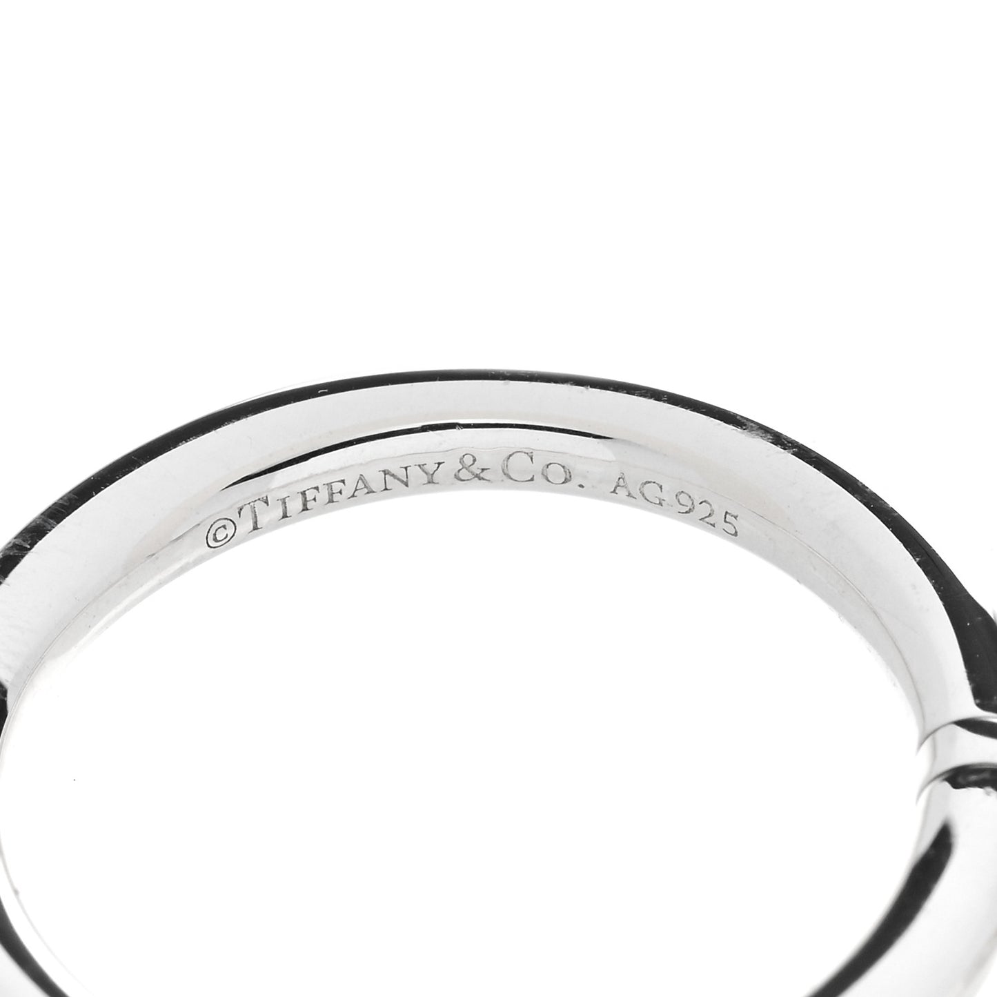 Sterling Silver Return to Tiffany Round Charm Ring 51 5.75