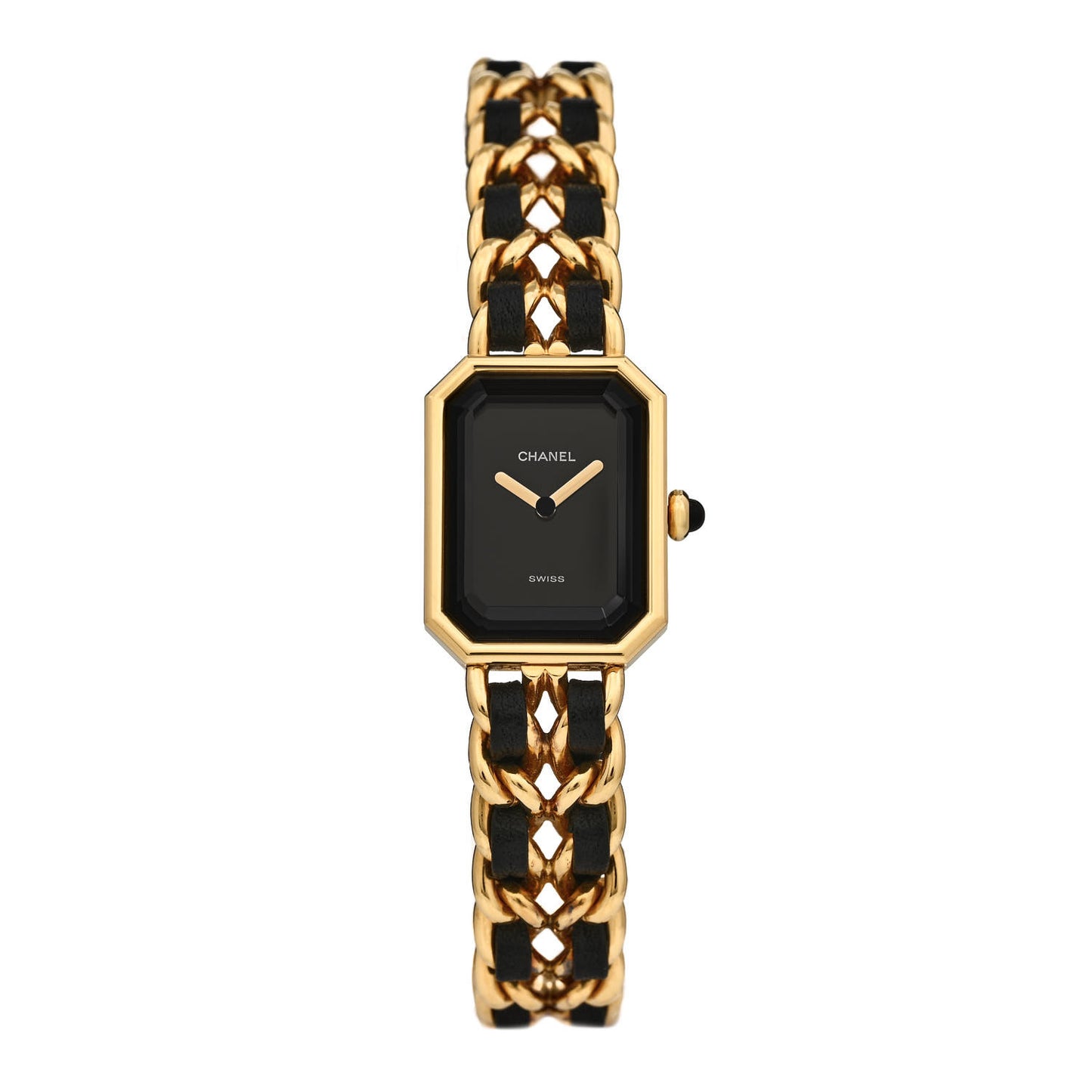 Stainless Steel Lambskin 20mm Chain Premiere Quartz Watch Gold M
