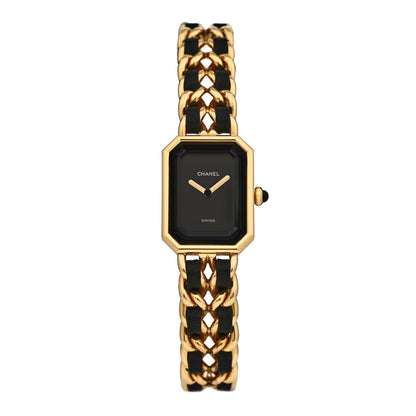 Chanel Stainless Steel Lambskin 20mm Chain Premiere Quartz Watch Gold M 1 of 5