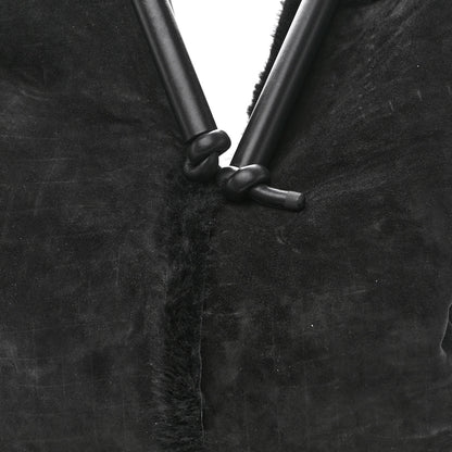 Bottega Veneta Shearling Reversible Tote Black 11 of 15