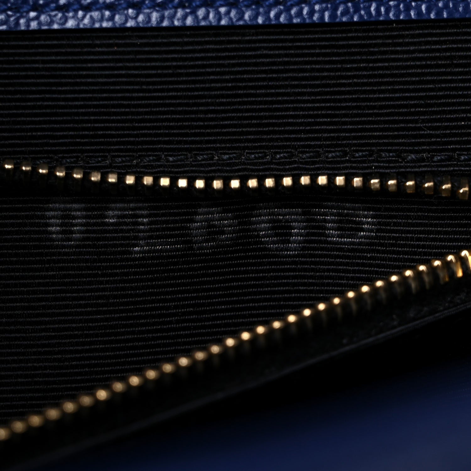 Saint Laurent Grain De Poudre Matelasse Chevron Large Monogram Satchel Blue 15 of 18