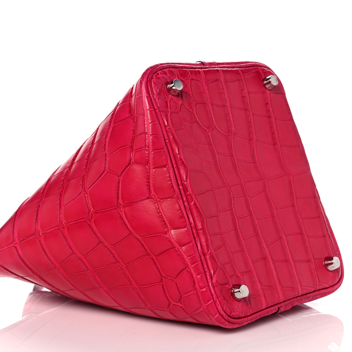 Matte Alligator Picotin Lock 18 Framboise