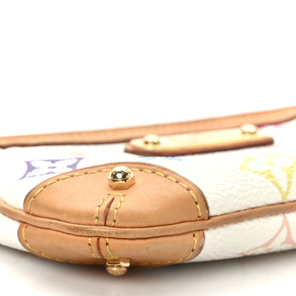 Louis Vuitton Monogram Multicolor Pochette Milla MM White 7 of 8