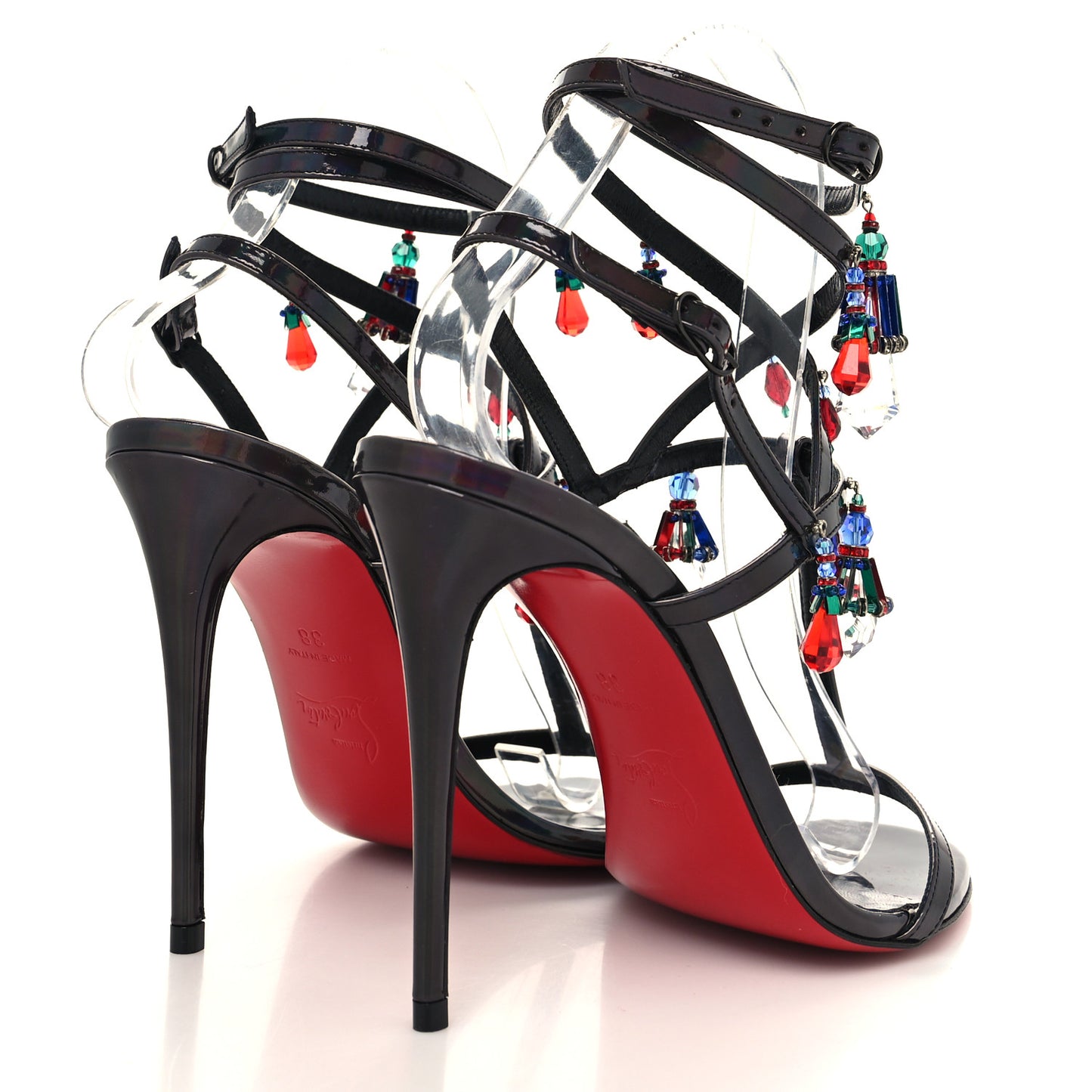 Patent Bombina Pampilla 100 Sandals 38 Black