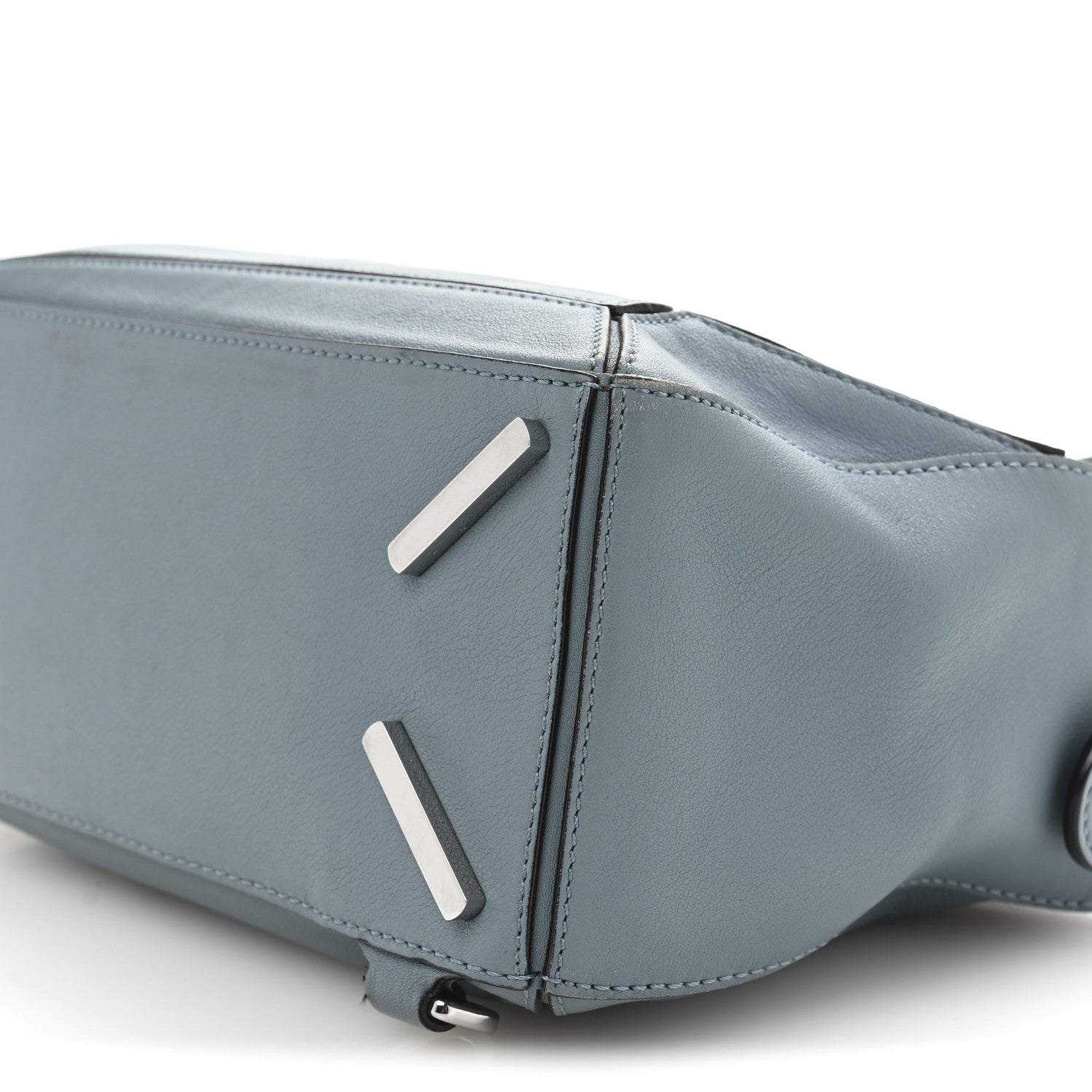 Loewe Calfskin Small Puzzle Bag Stone Blue 10 of 14