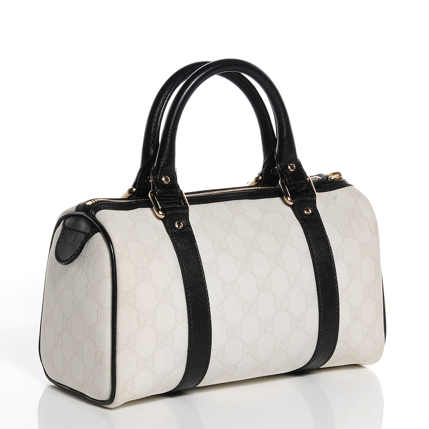 Gucci GG Plus Monogram Small Joy Boston Black White 3 of 8