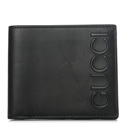 Gucci Smooth Calfskin XL Bi-Fold Wallet Black 1 of 7