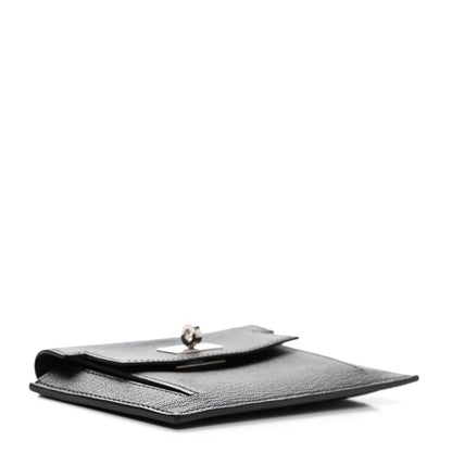 Hermes Chevre Mysore Kelly Pocket Compact Wallet Black 4 of 8
