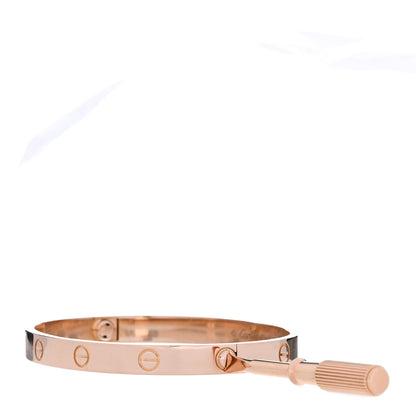 Cartier 18K Pink Gold LOVE Bracelet 18 3 of 8