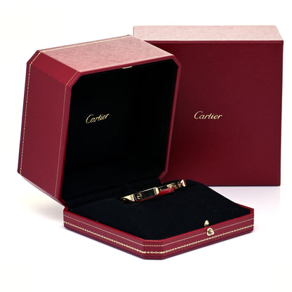 Cartier 18K Yellow Gold LOVE Cuff Bracelet 19 7 of 7