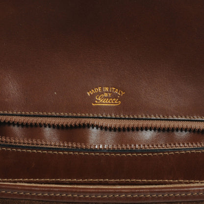 Gucci Suede GG Shoulder Bag Brown 5 of 6