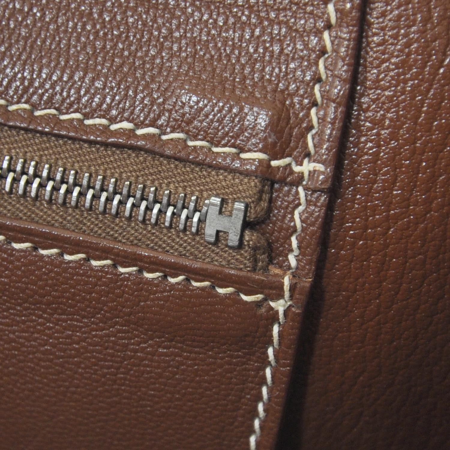 Hermes Natural Barenia Manille II Shoulder Bag 8 of 8