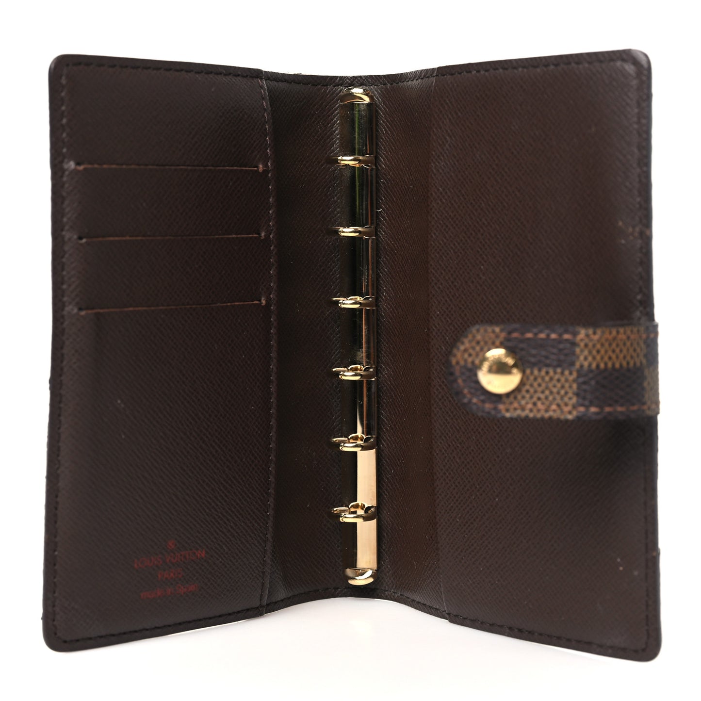 Damier Ebene Small Ring Agenda Cover