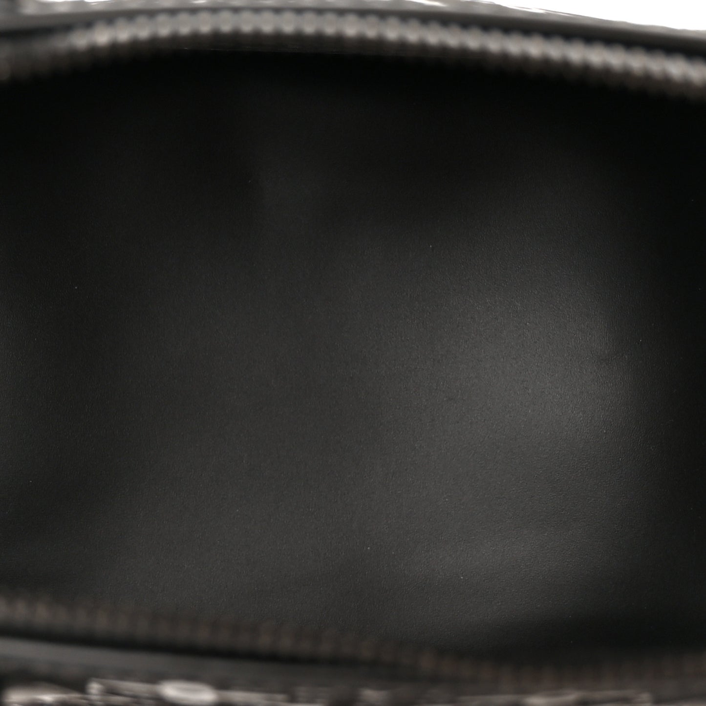 Patent Calfskin Laced Monogram Alma PM Black