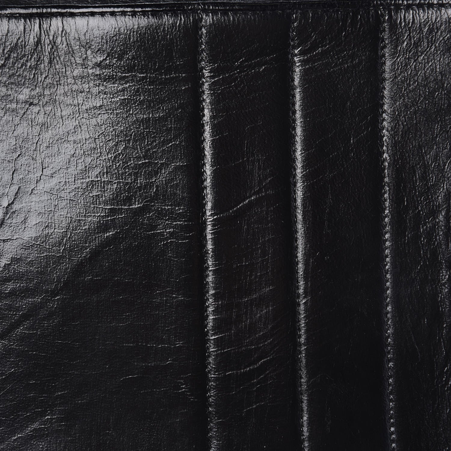 Chanel Lambskin Vertical Quilted CC Flap Shoulder Bag Black 13 of 18