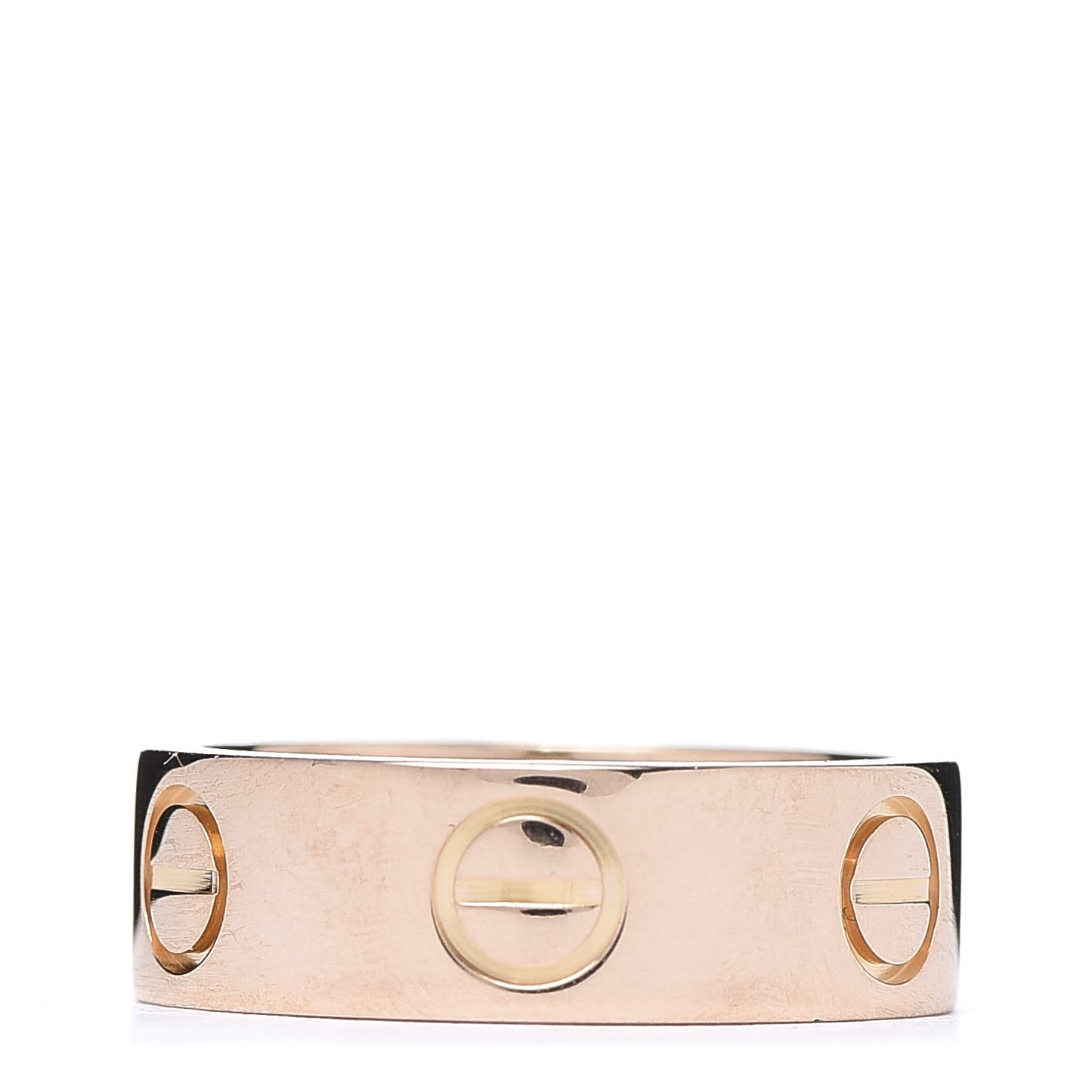 18K Pink Gold 5.5mm LOVE Ring 46 3.75