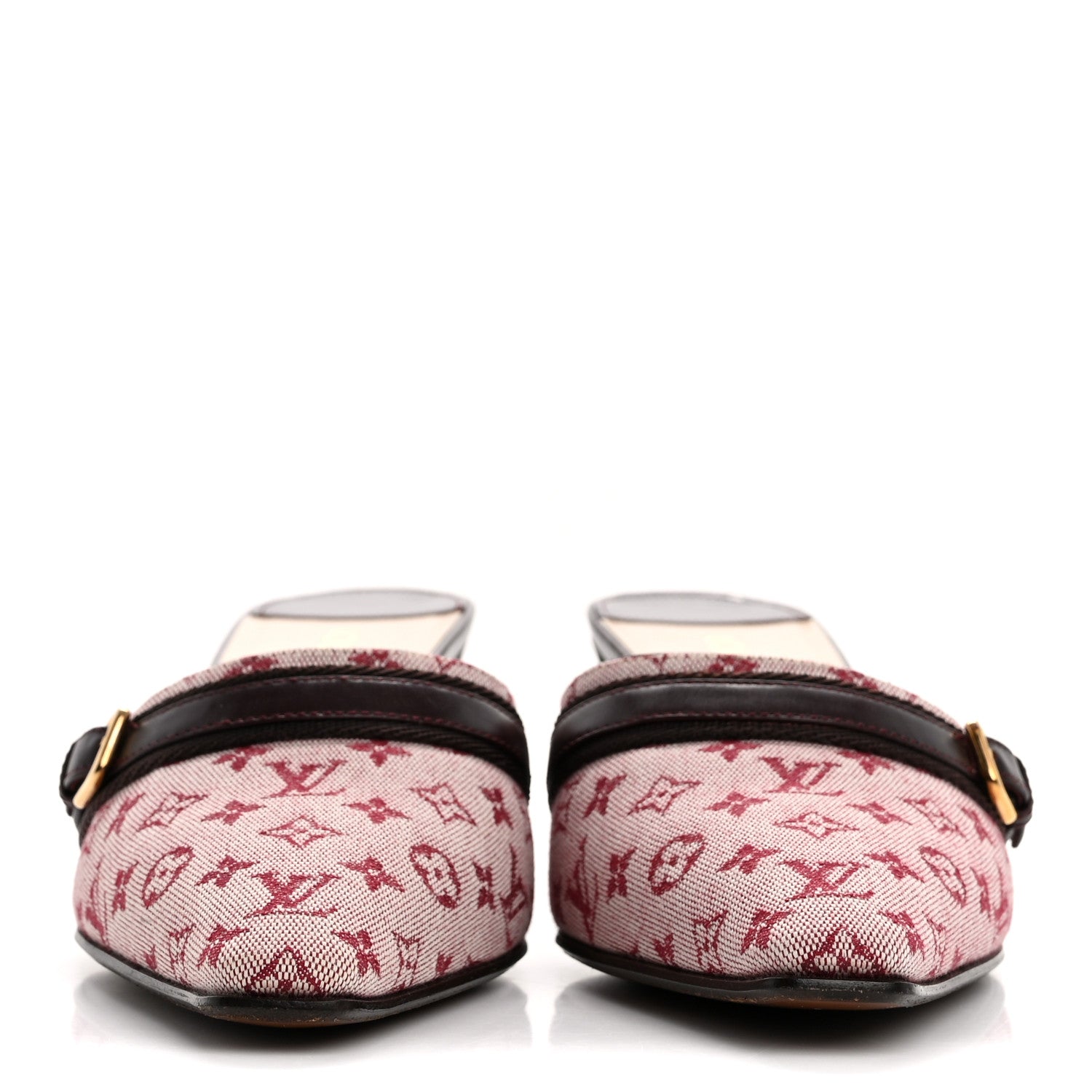 Louis Vuitton Monogram Mini Lin Mules 36 Cherry 3 of 10