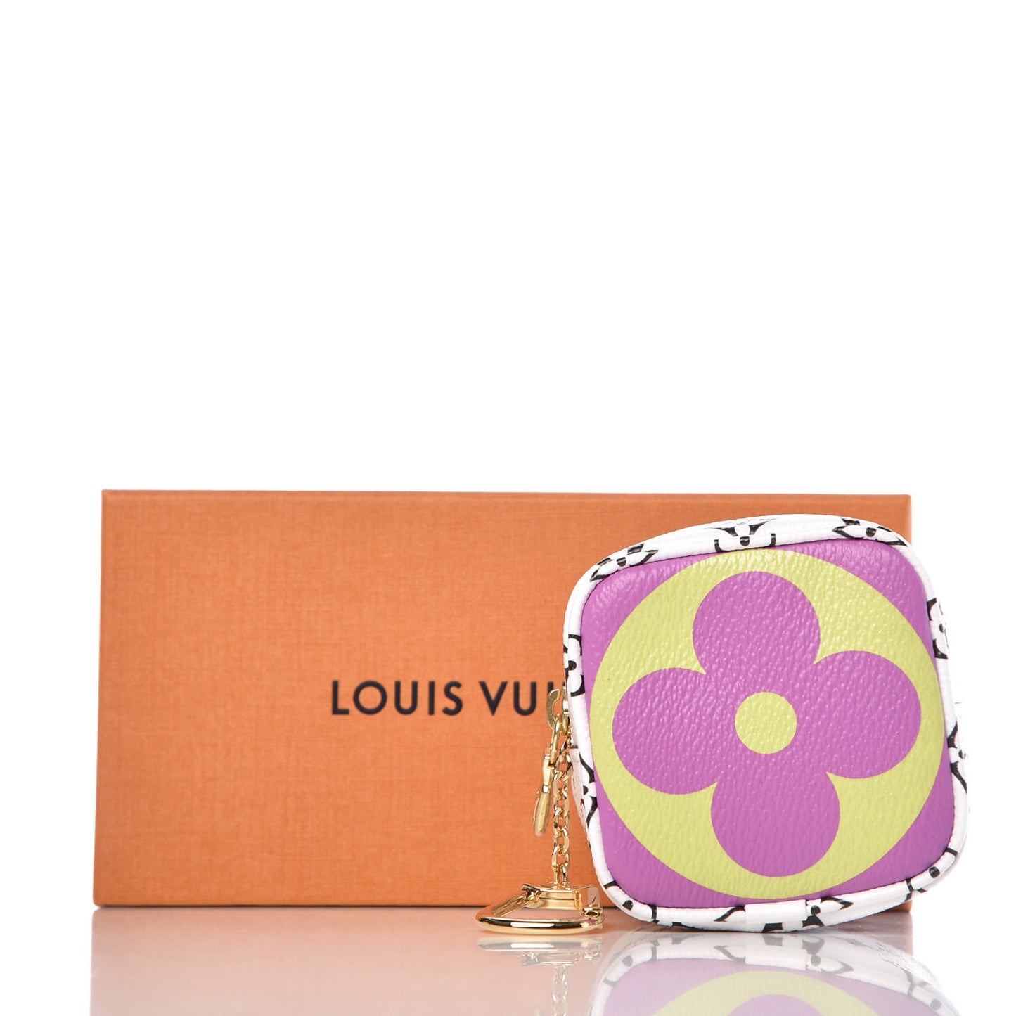 Monogram Giant Cube Coin Purse Pink