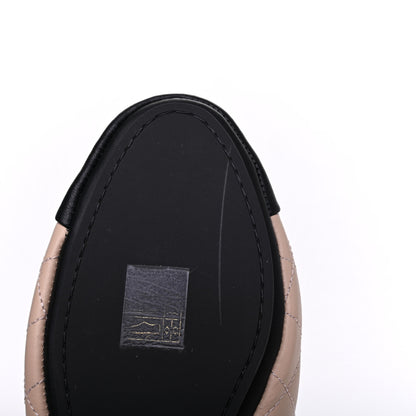 Chanel Lambskin Quilted Cap Toe Slipper With Pouch 37 Pink Black 9 of 17