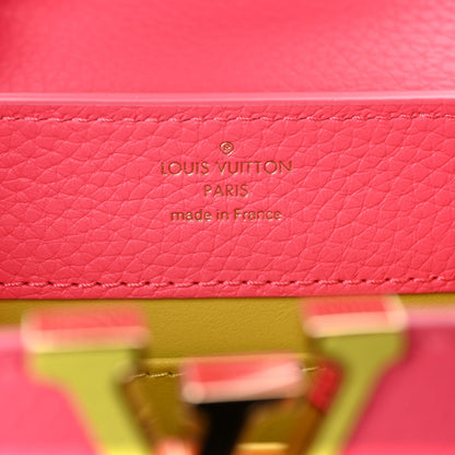 Louis Vuitton Taurillon Capucines Mini Dragon Fruit Pink Cedrat 7 of 9