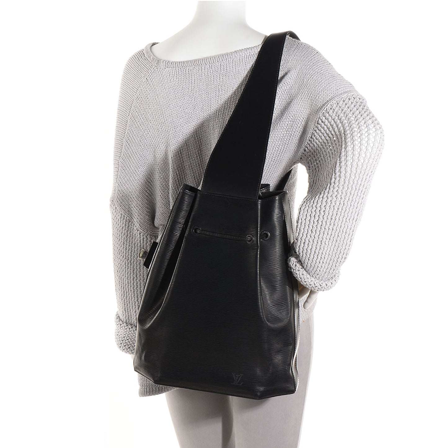 Epi Sac a Dos Drawstring Bag Black