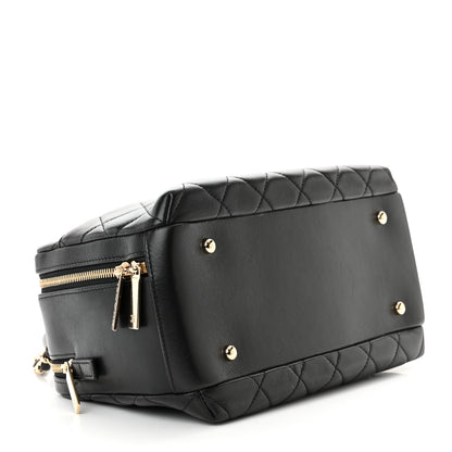 Chanel Lambskin Quilted Medium Trendy CC Bowling Bag Black 4 of 12