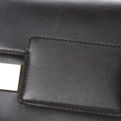 Delvaux Calfskin Mini Madame Crossbody Dark Brown White 14 of 21