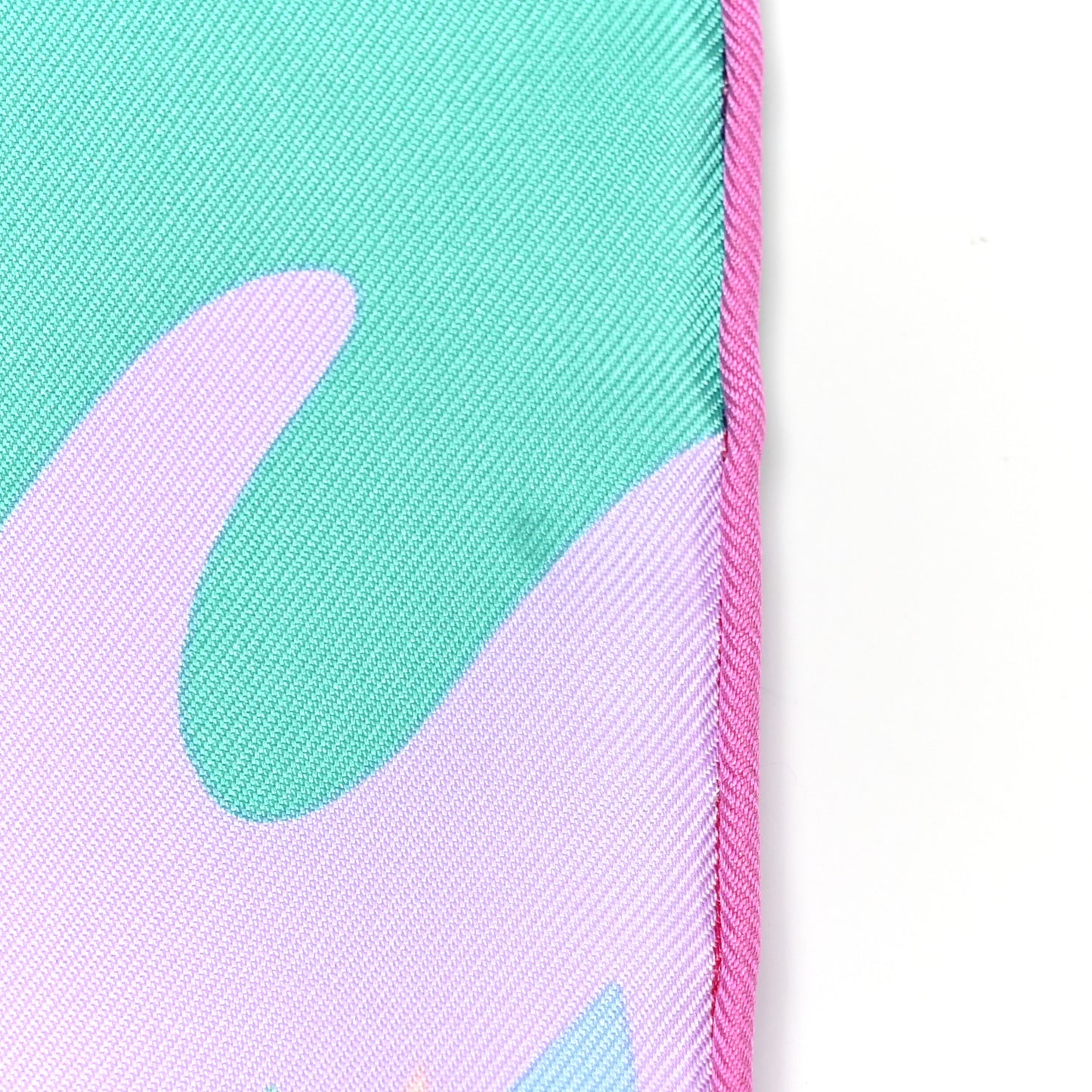 Silk En Liberte Scarf 90 Bleu Moyen Vert