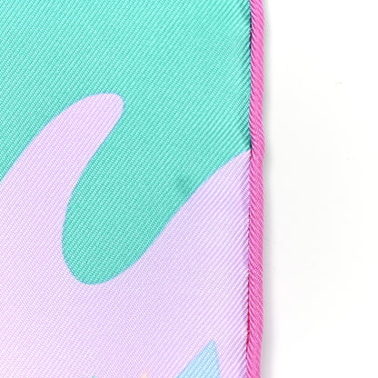 Hermes Silk En Liberte Scarf 90 Bleu Moyen Vert 7 of 8