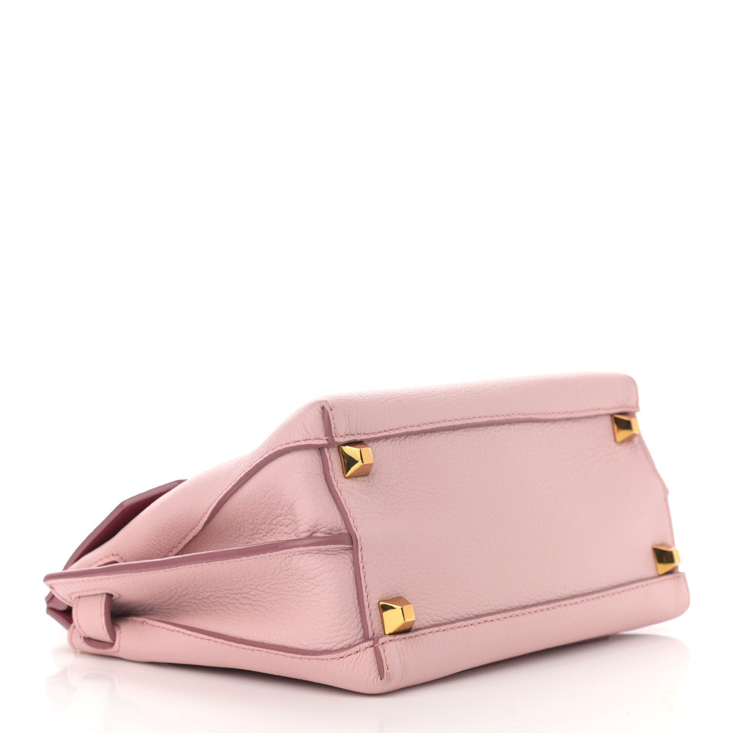 MCM Grained Calfskin Small Milla Crossbody Pale Mauve 4 of 9