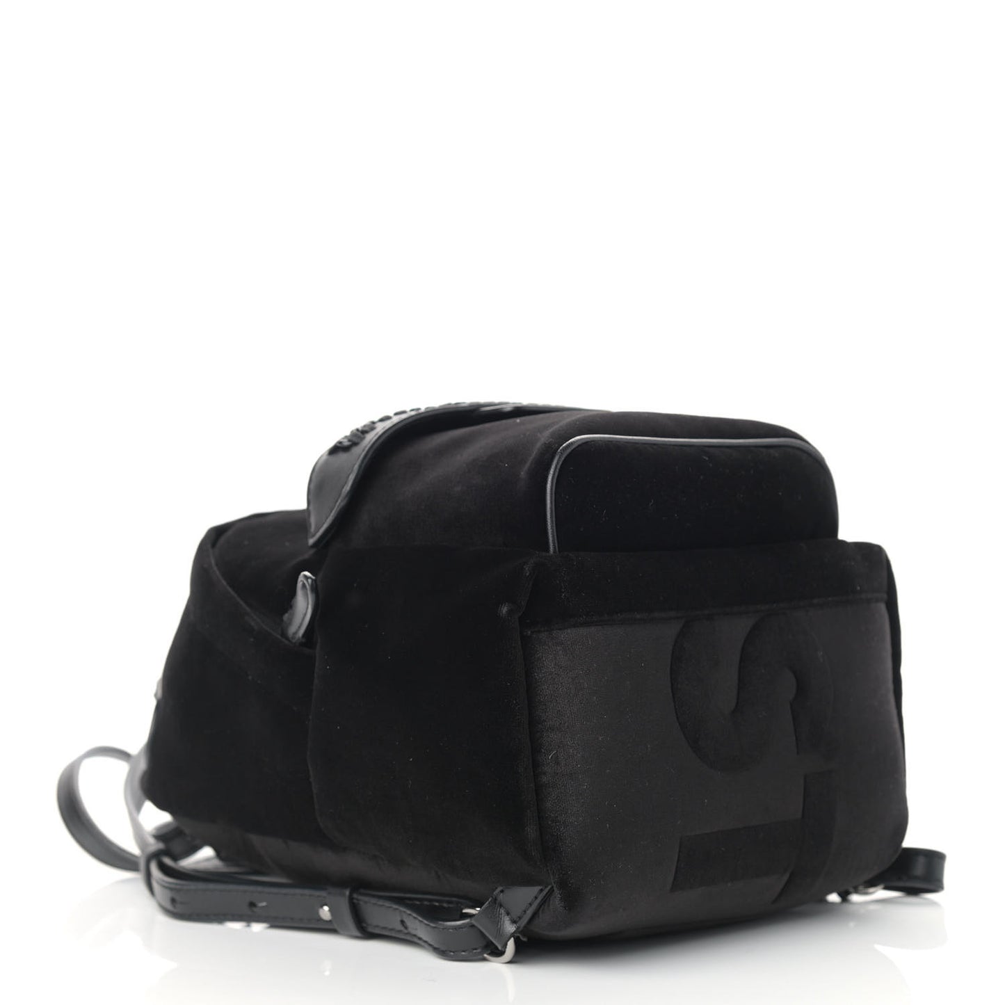 Velvet Mini Falabella GO Backpack Black