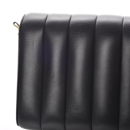 Celine Lambskin Quilted Shoulder Bag Black 7 of 11