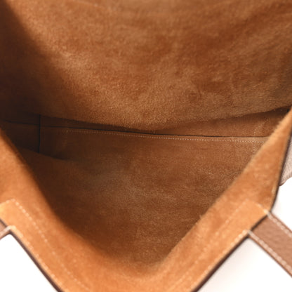 Hermes Taurillon Clemence 31 Cabasellier Gold 5 of 9