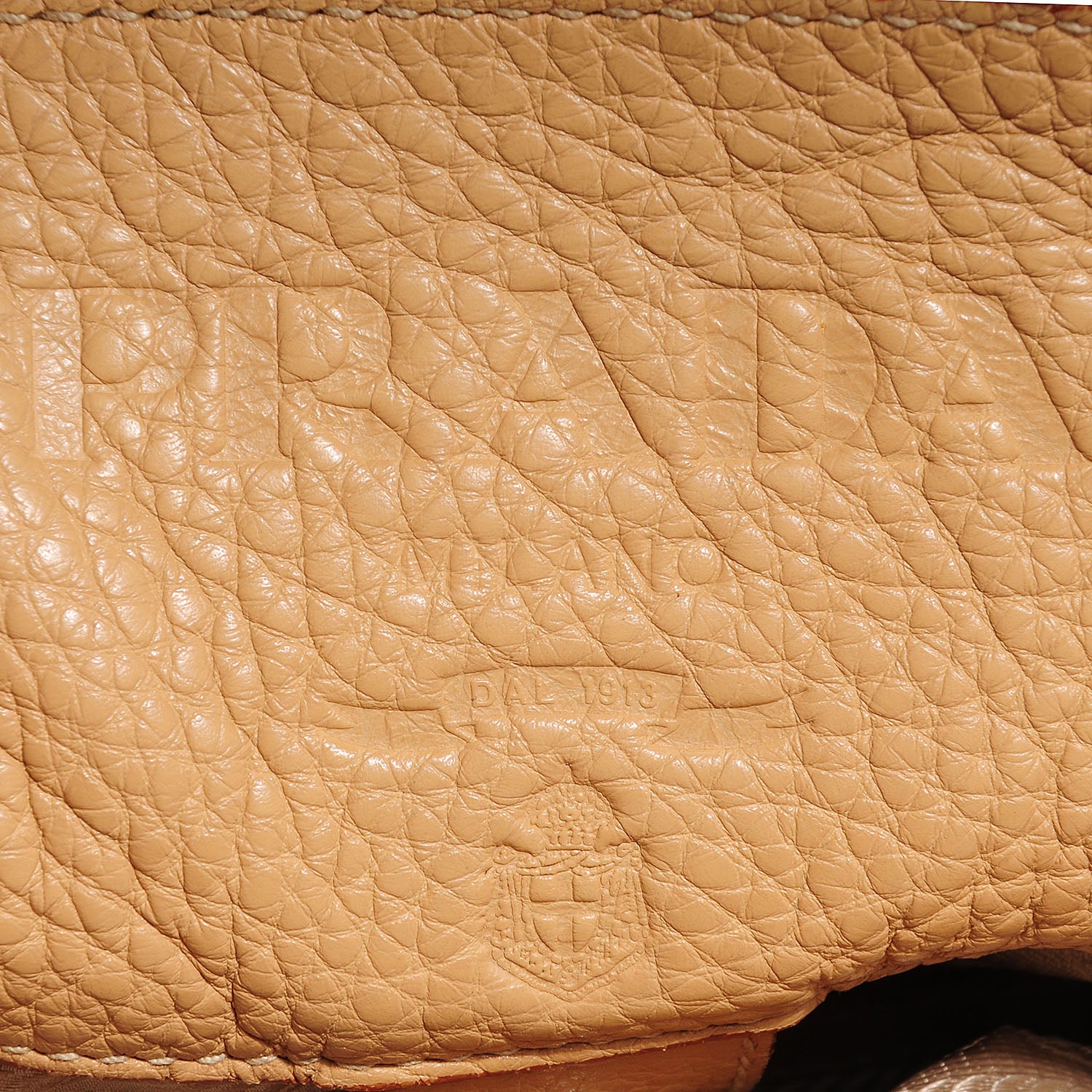 Prada Vitello Daino Rope Hobo Sabbia 5 of 11