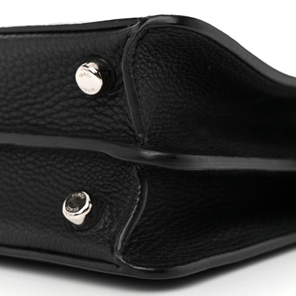 Fendi X NOEL FIELDING Cuoio Romano Painted Mini Peekaboo I SEE U Satchel Black Multicolor 10 of 11