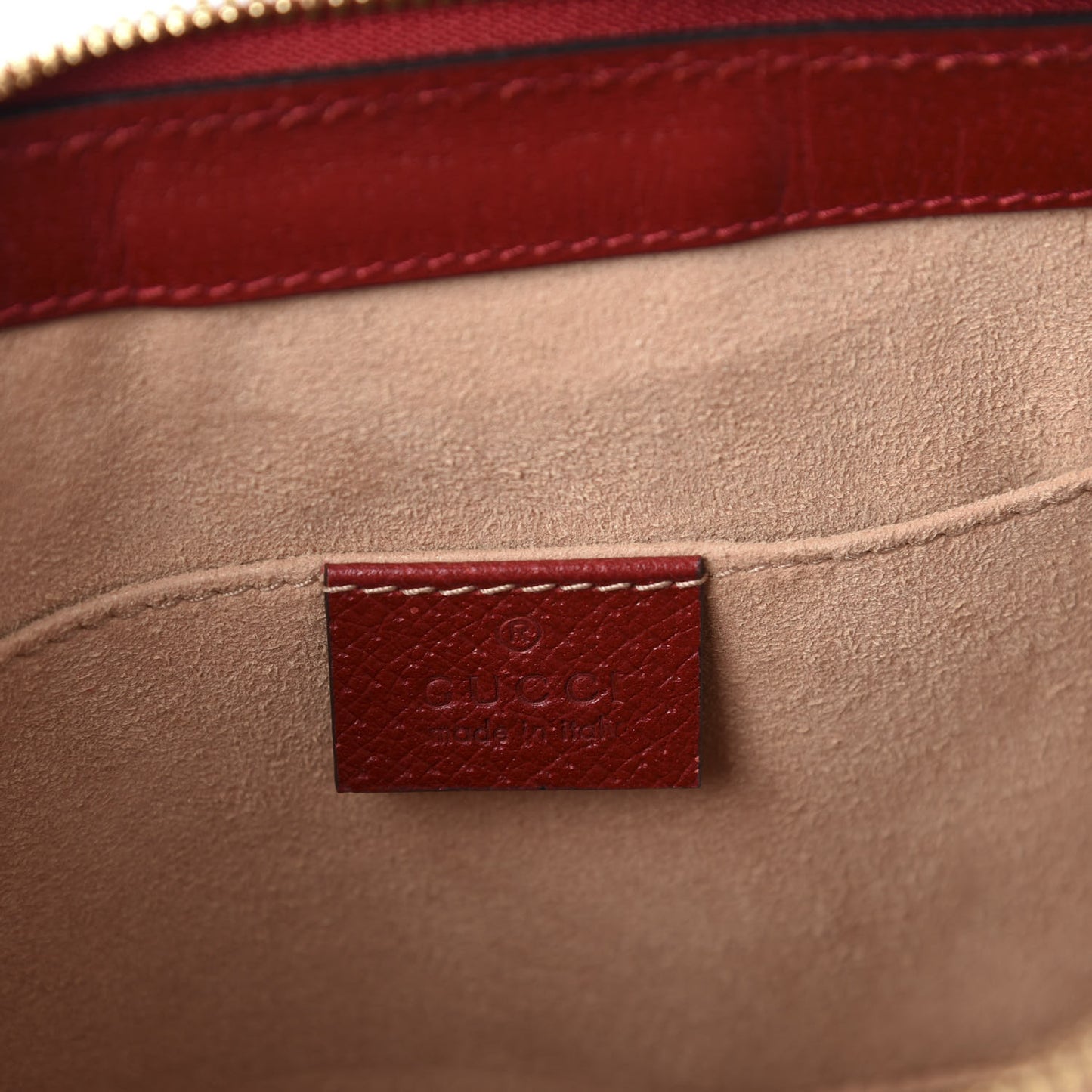 GG Supreme Monogram Flora Web Small Ophidia Tote Bag Red