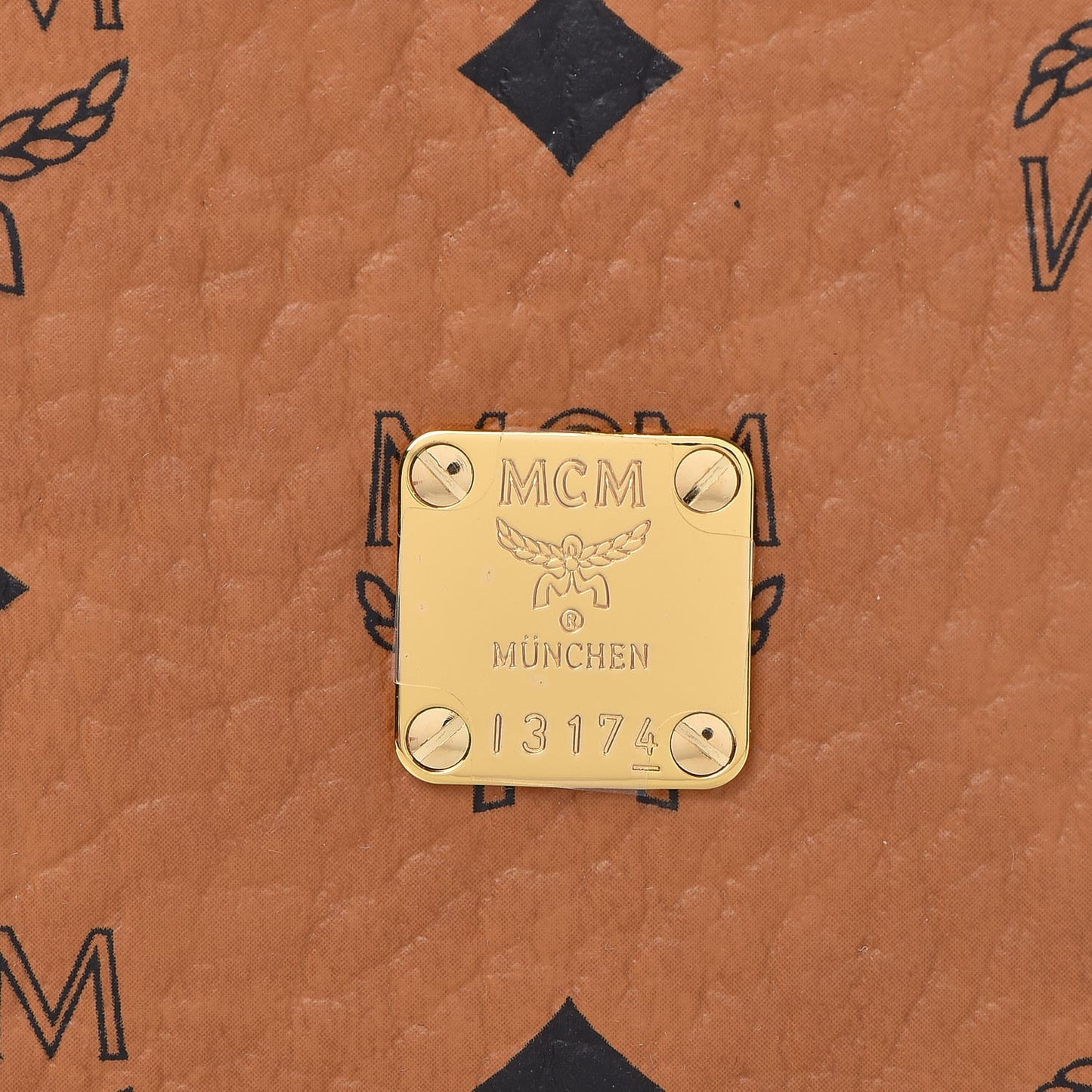 Visetos Heritage Passport Holder Cognac