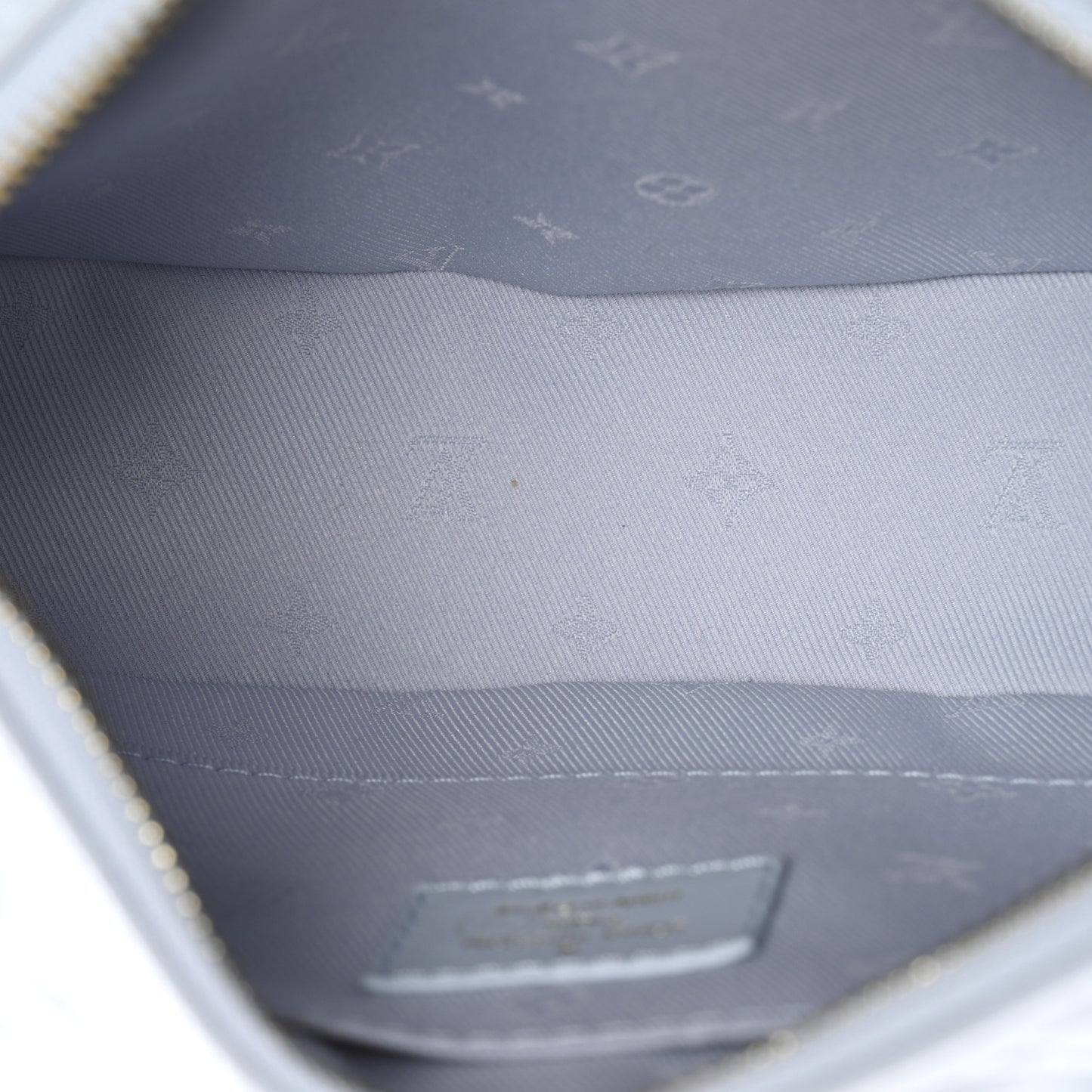 Calfskin Bubblegram Over The Moon Ice Blue
