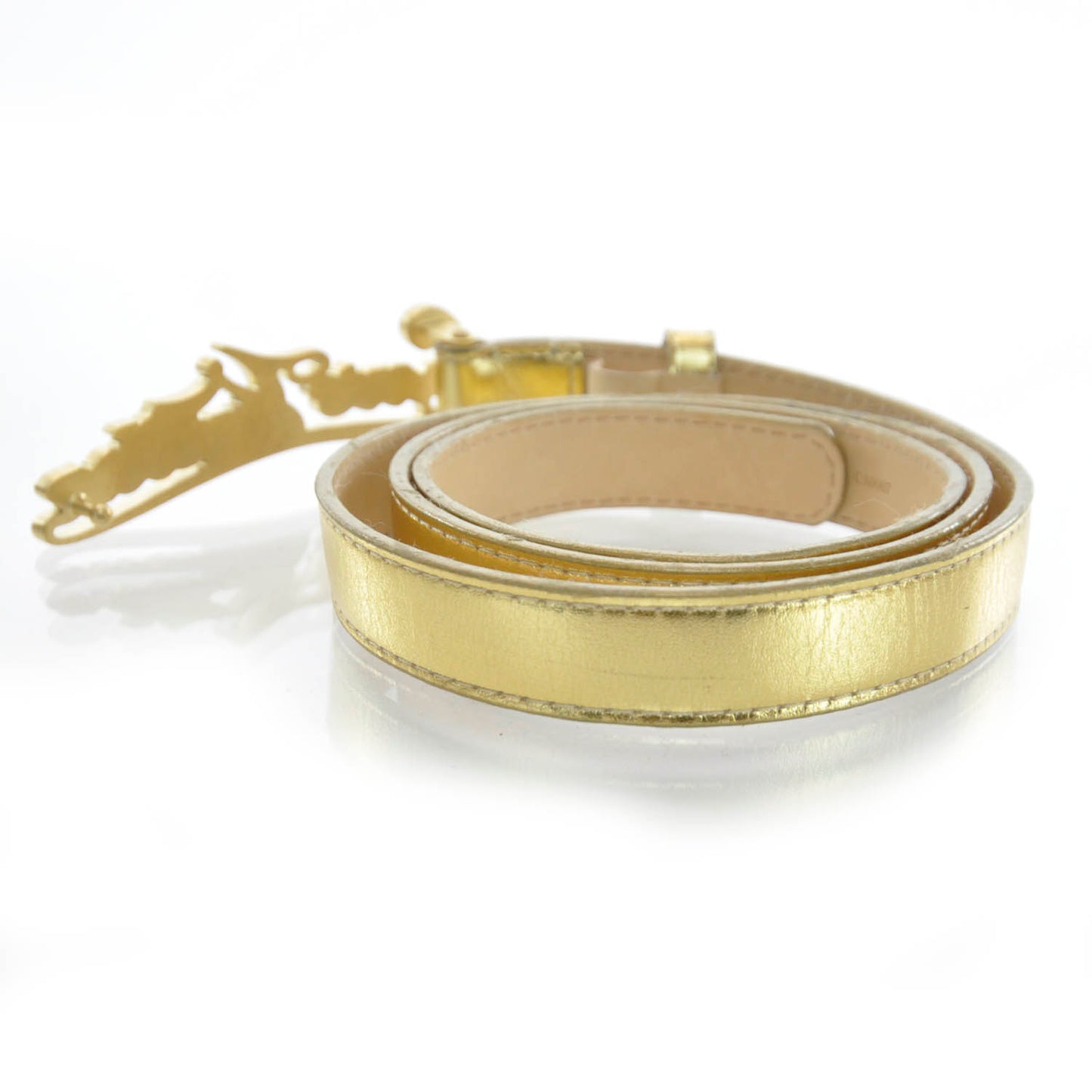 Gold Signature LV Initiales Belt 90 36