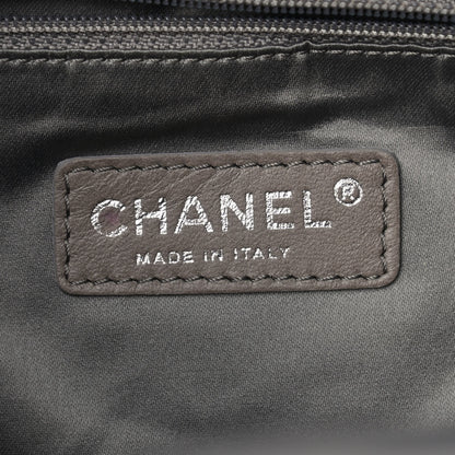 Chanel Patent Patchwork Large Brooklyn Tote Brown 6 of 10