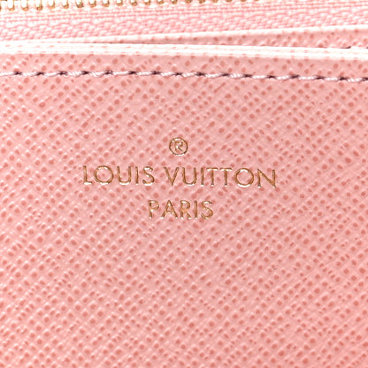 Louis Vuitton Damier Ebene Zippy Wallet Rose Ballerine 6 of 6