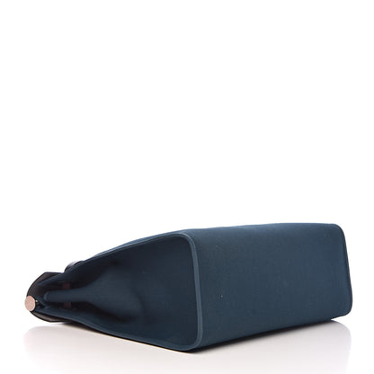 Hermes Toile Vache Hunter Herbag Zip 39 MM Bleu Nuit Bleu Ocean 5 of 12