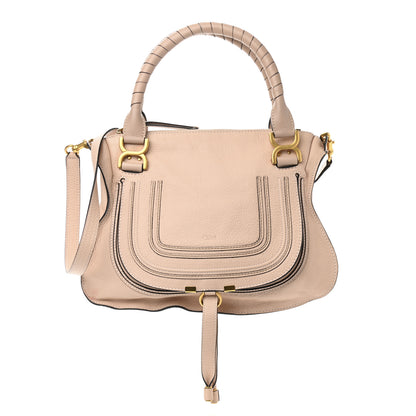 Chloe Calfskin Medium Marcie Satchel Powder Beige 1 of 11