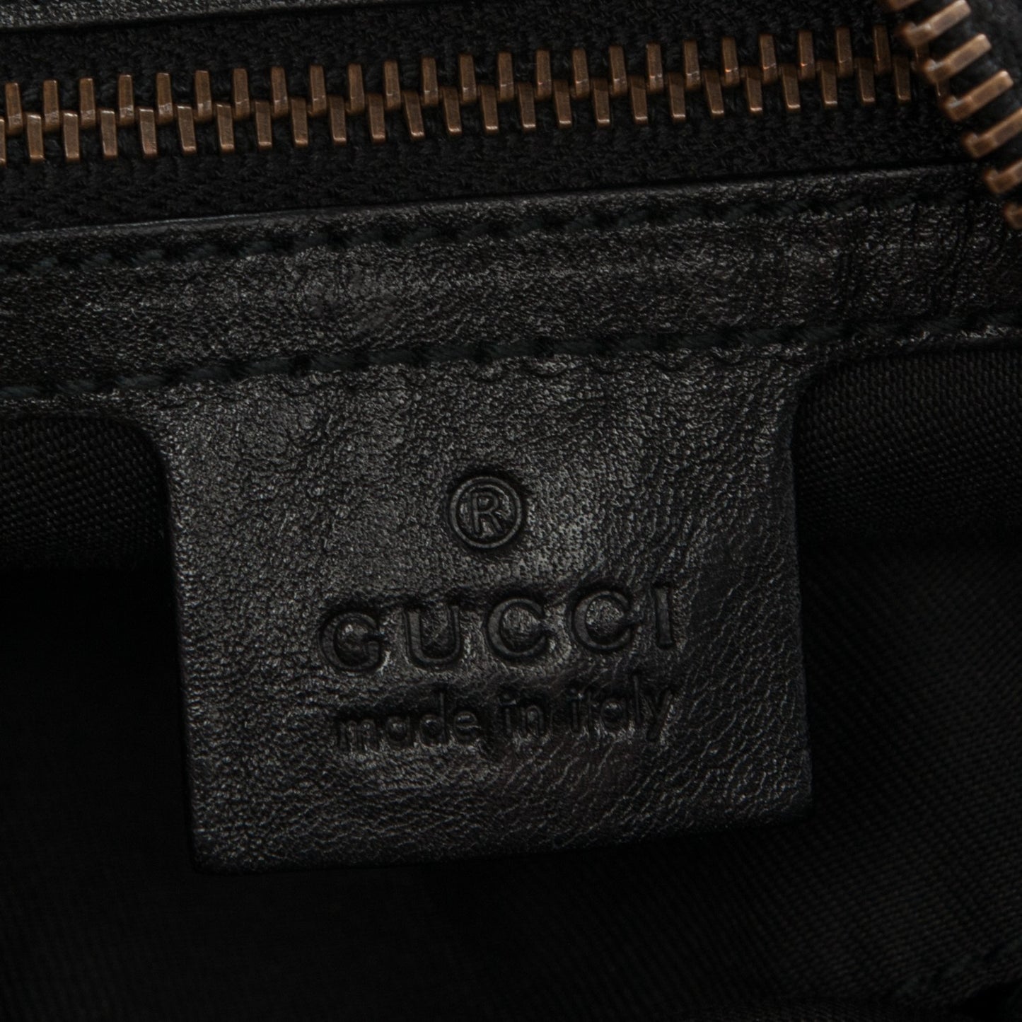 Monogram Medium Interlocking Hobo Black