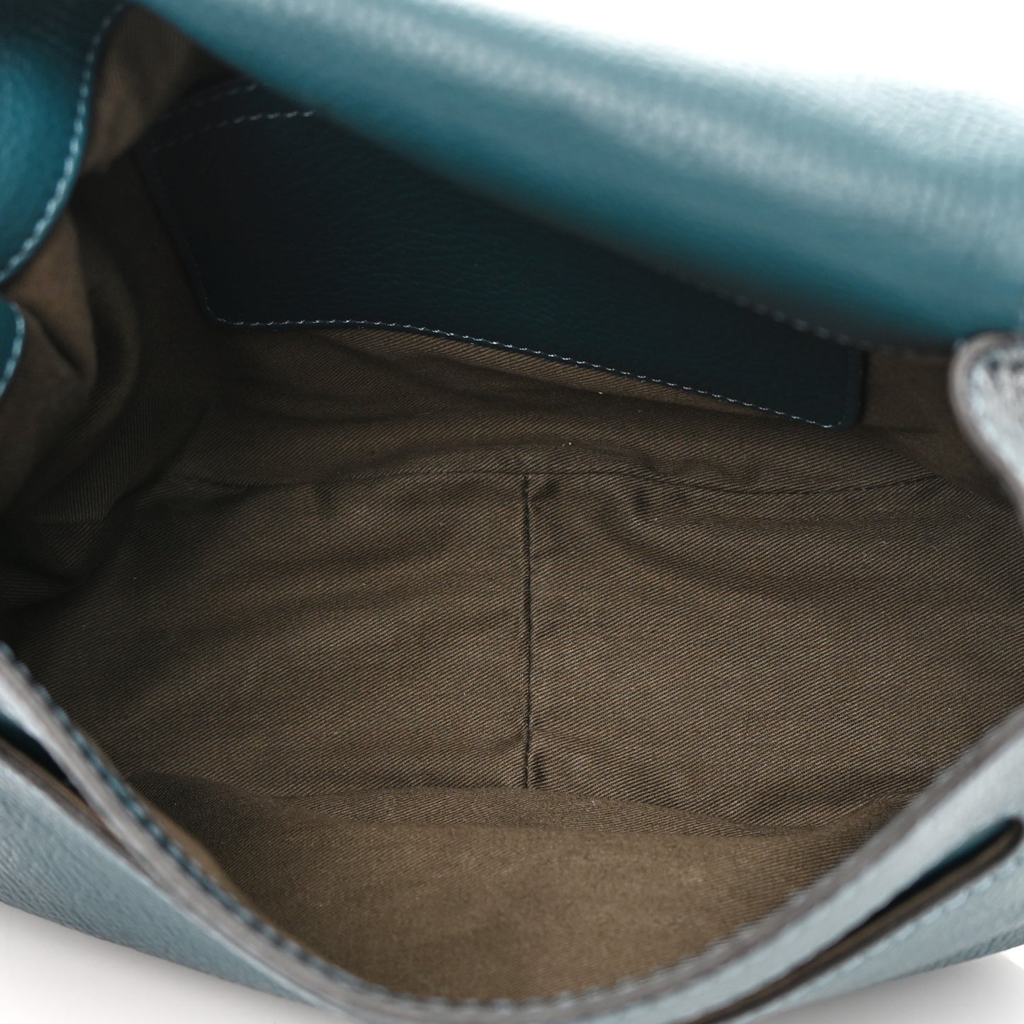 Grained Calfskin Medium Marcie Saddle Bag Navy Ink