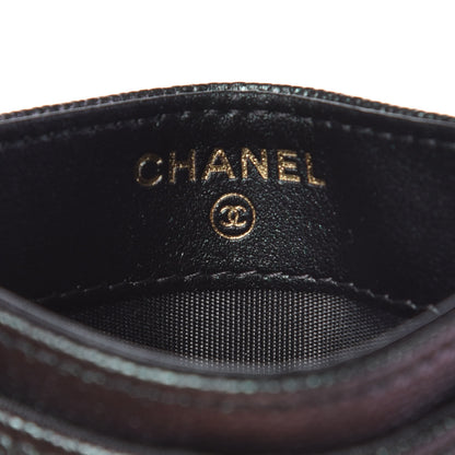 Chanel Iridescent Caviar Quilted Card Holder Black 6 of 10